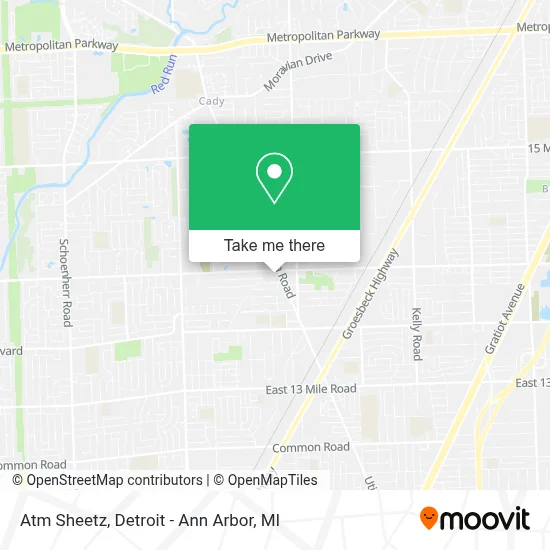 Atm Sheetz map