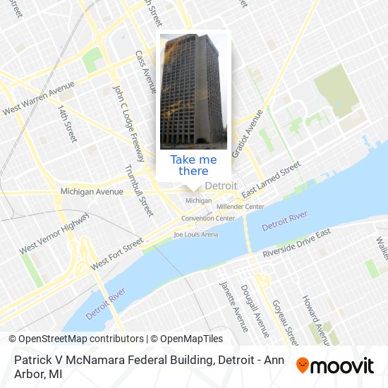 Mapa de Patrick V McNamara Federal Building