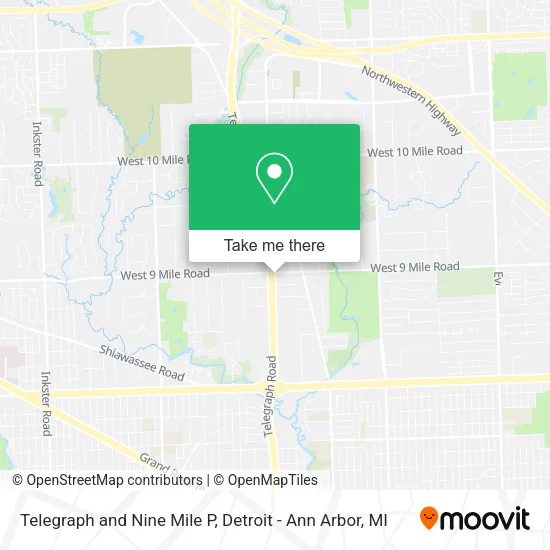 Mapa de Telegraph and Nine Mile P