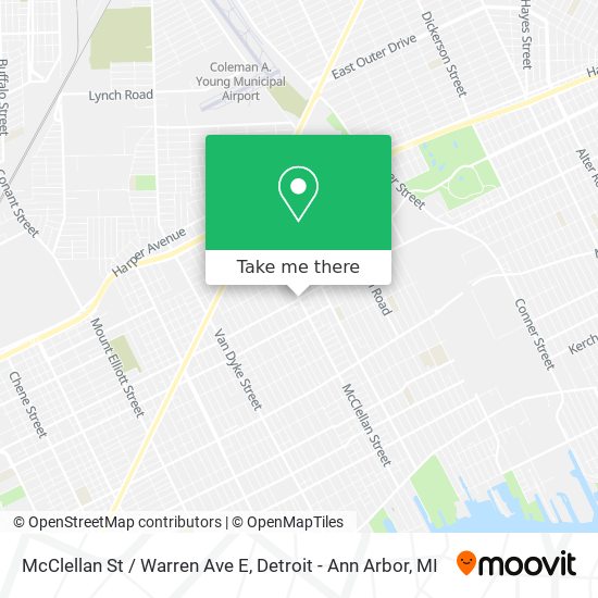 McClellan St / Warren Ave E map