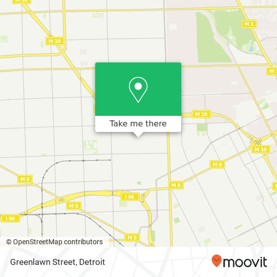 Greenlawn Street map