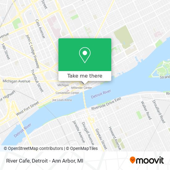River Cafe map