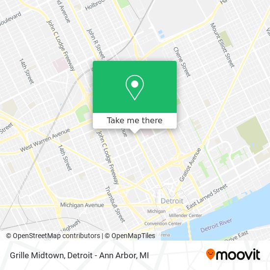 Grille Midtown map