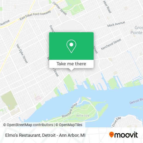 Elmo's Restaurant map