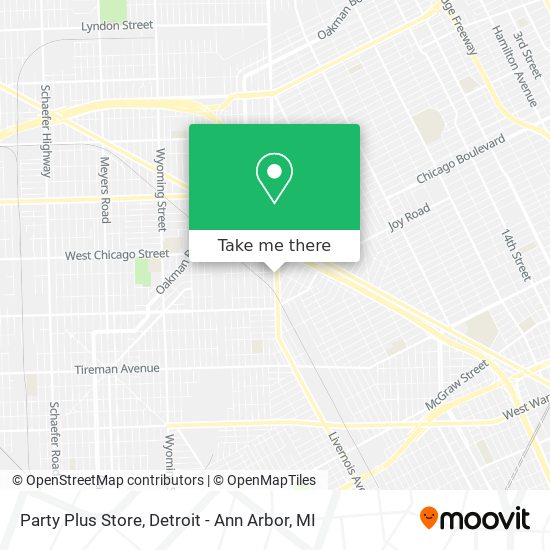 Mapa de Party Plus Store