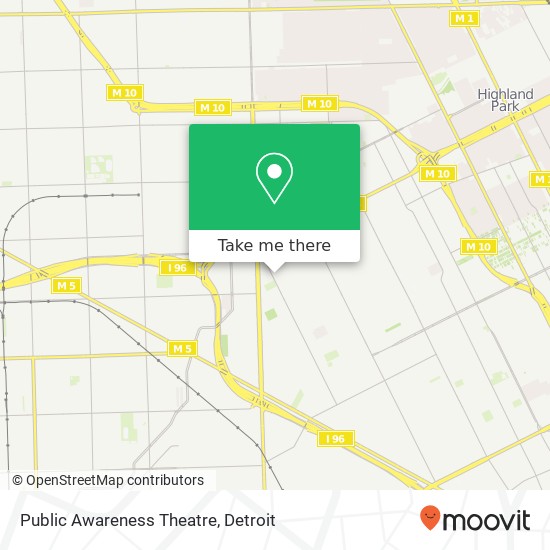 Public Awareness Theatre map