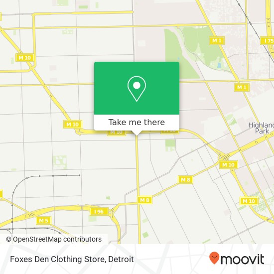 Foxes Den Clothing Store, 15356 Livernois Ave Detroit, MI 48238 map