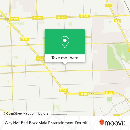 Why Not Bad Boyz Male Entertainment map