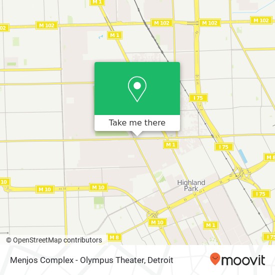 Menjos Complex - Olympus Theater map