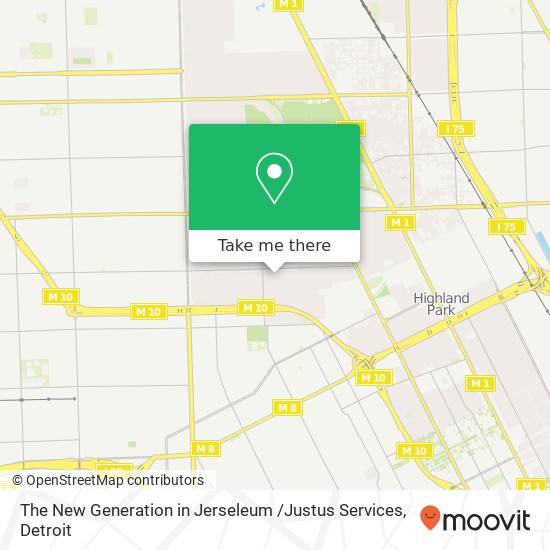 Mapa de The New Generation in Jerseleum /Justus Services
