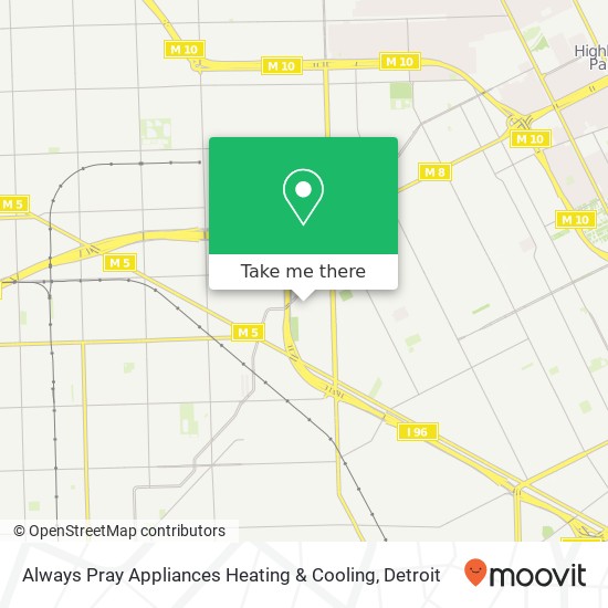 Mapa de Always Pray Appliances Heating & Cooling