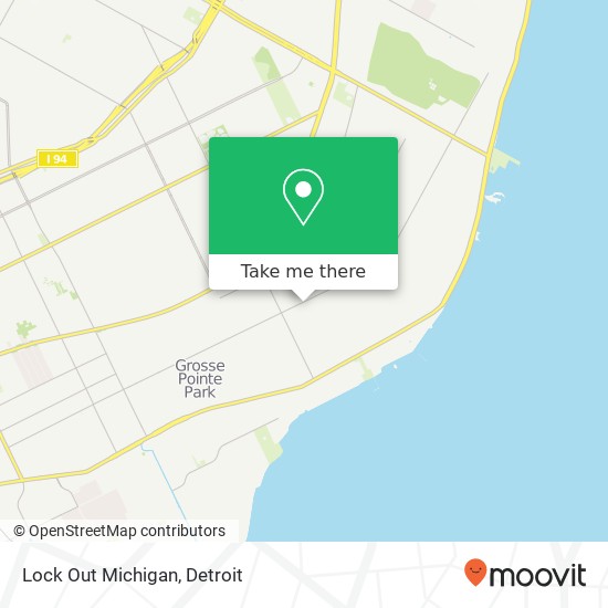 Mapa de Lock Out Michigan