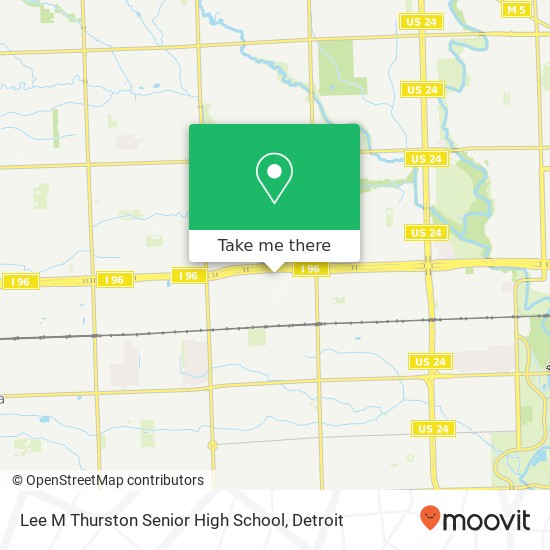 Mapa de Lee M Thurston Senior High School