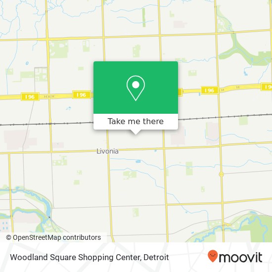 Mapa de Woodland Square Shopping Center