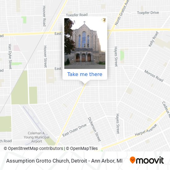 Mapa de Assumption Grotto Church