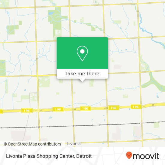 Mapa de Livonia Plaza Shopping Center