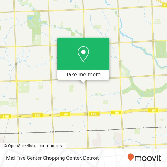 Mid-Five Center Shopping Center map