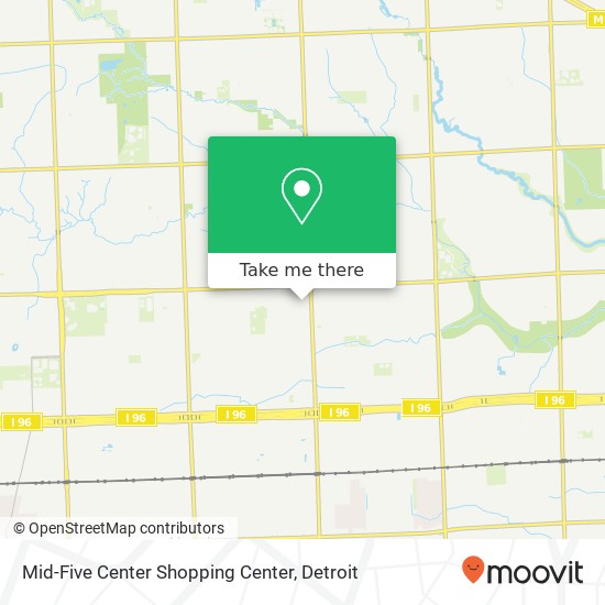 Mapa de Mid-Five Center Shopping Center