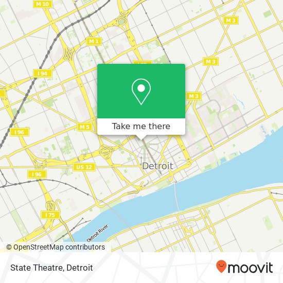 State Theatre map