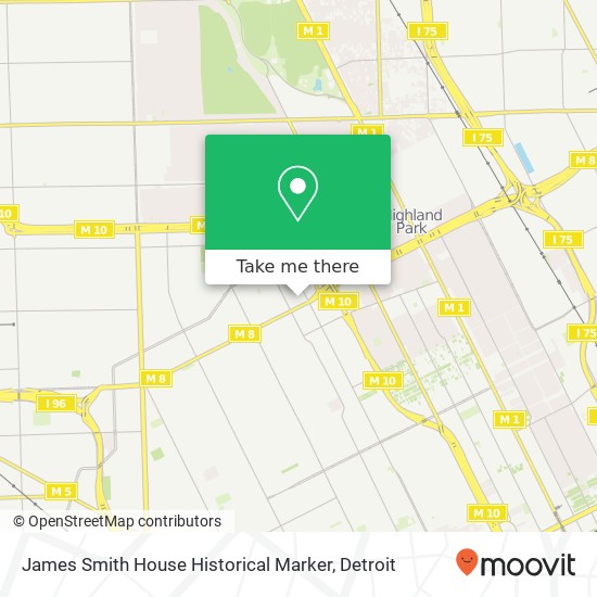 James Smith House Historical Marker map