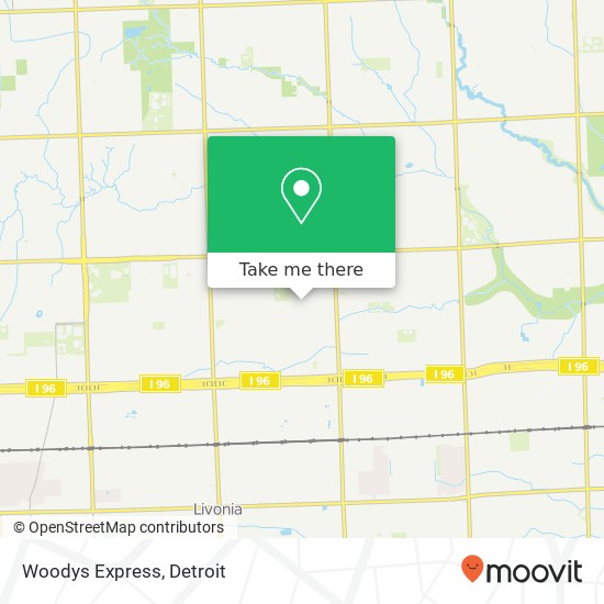 Woodys Express map