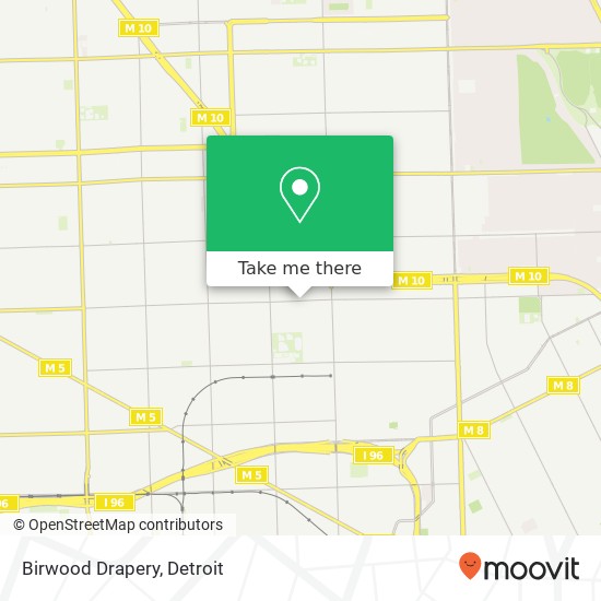 Birwood Drapery map