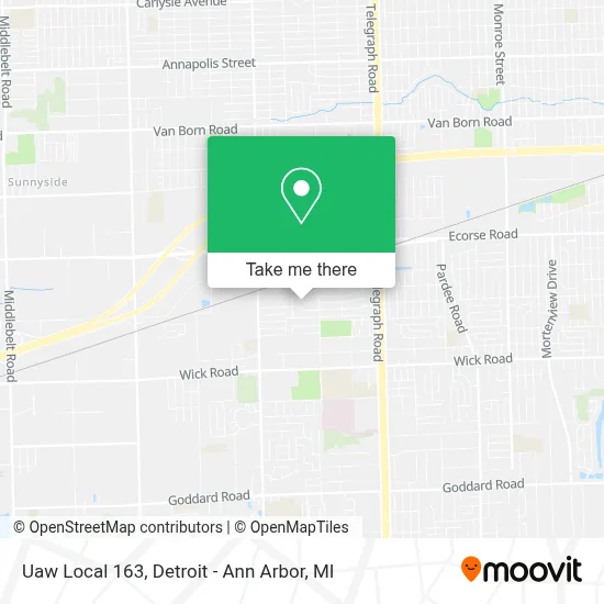 Uaw Local 163 map
