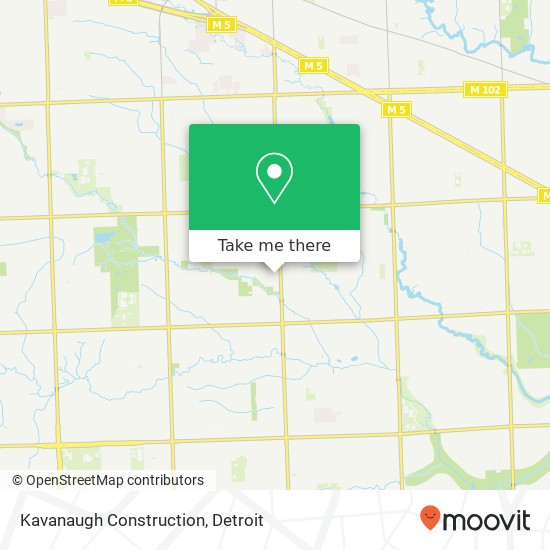 Mapa de Kavanaugh Construction