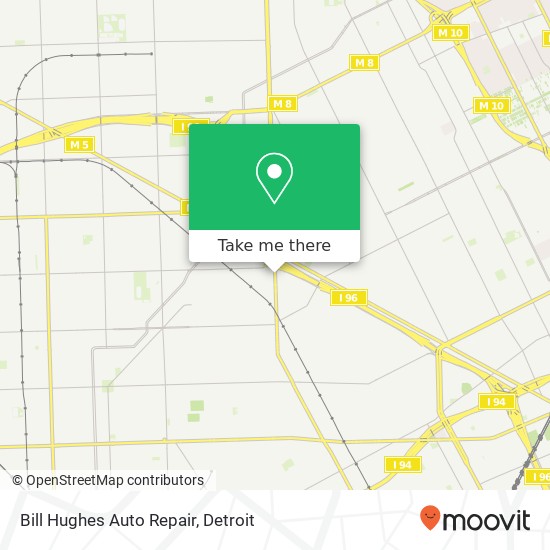 Mapa de Bill Hughes Auto Repair