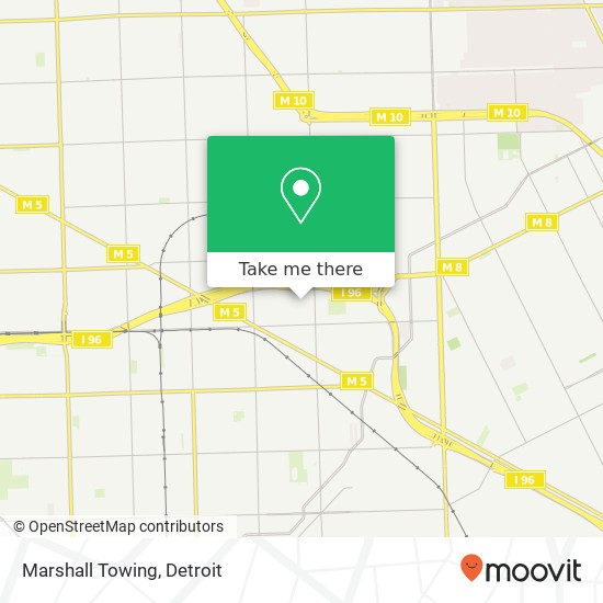 Mapa de Marshall Towing