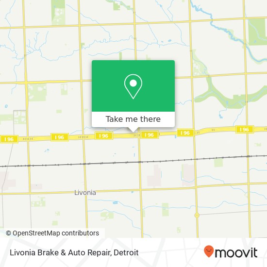 Mapa de Livonia Brake & Auto Repair