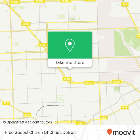 Free Gospel Church Of Christ map