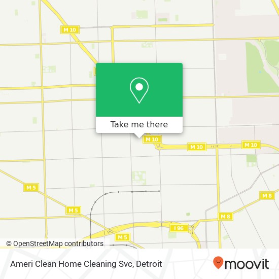Ameri Clean Home Cleaning Svc map