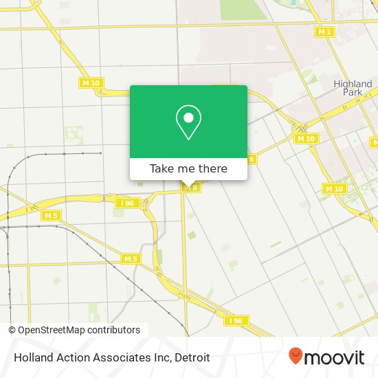 Holland Action Associates Inc map