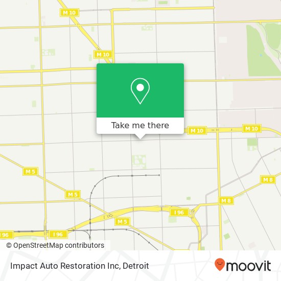 Mapa de Impact Auto Restoration Inc