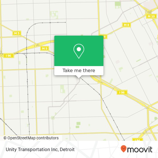 Unity Transportation Inc map