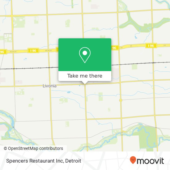 Spencers Restaurant Inc map