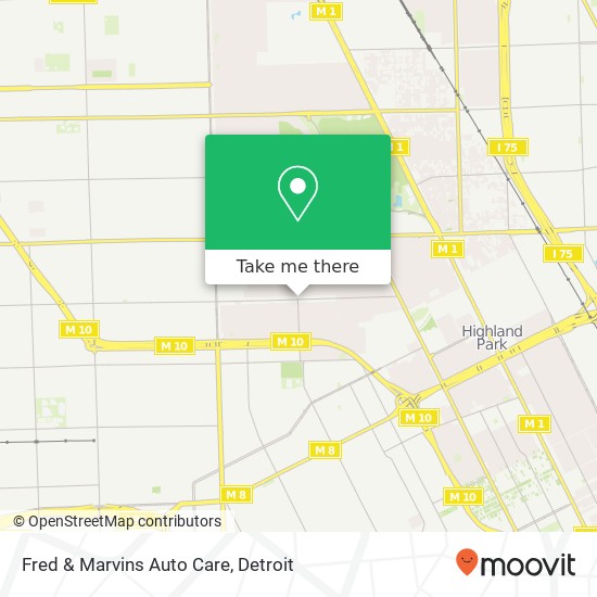 Fred & Marvins Auto Care map