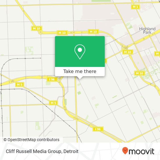 Cliff Russell Media Group map