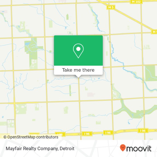 Mayfair Realty Company map