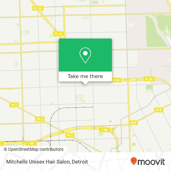 Mitchells Unisex Hair Salon map