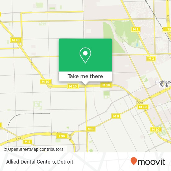 Allied Dental Centers map