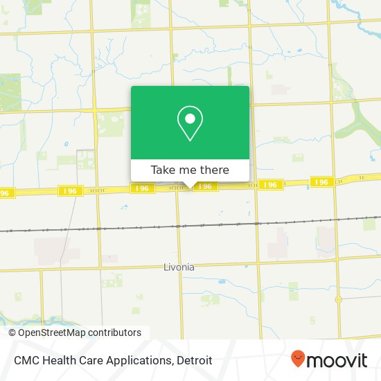 CMC Health Care Applications map