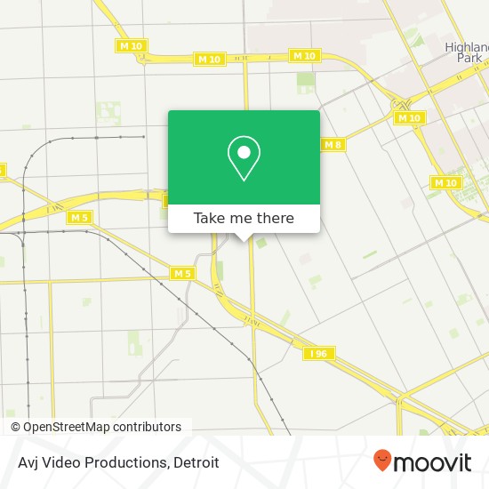 Avj Video Productions map