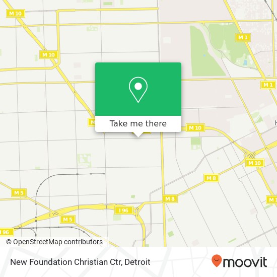 Mapa de New Foundation Christian Ctr