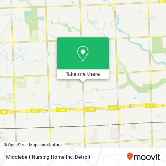 Middlebelt Nursing Home Inc map