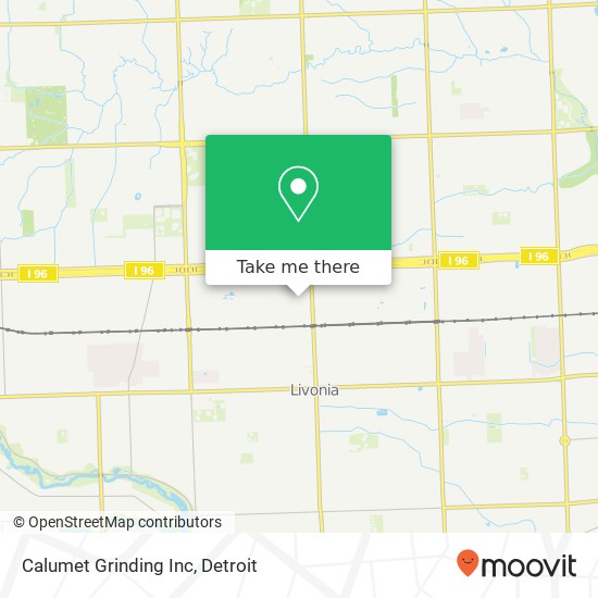 Calumet Grinding Inc map