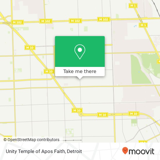 Unity Temple of Apos Faith map