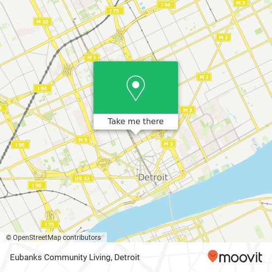 Eubanks Community Living map