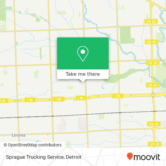 Mapa de Sprague Trucking Service